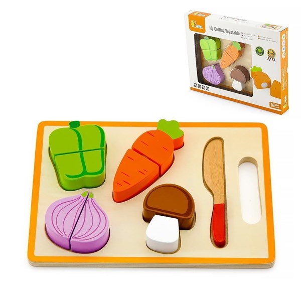 Игровой набор Режем овощи (6 предметов) (дерево) Viga, 50979 2f731592cf3e11ef0a8 - фото 1699146